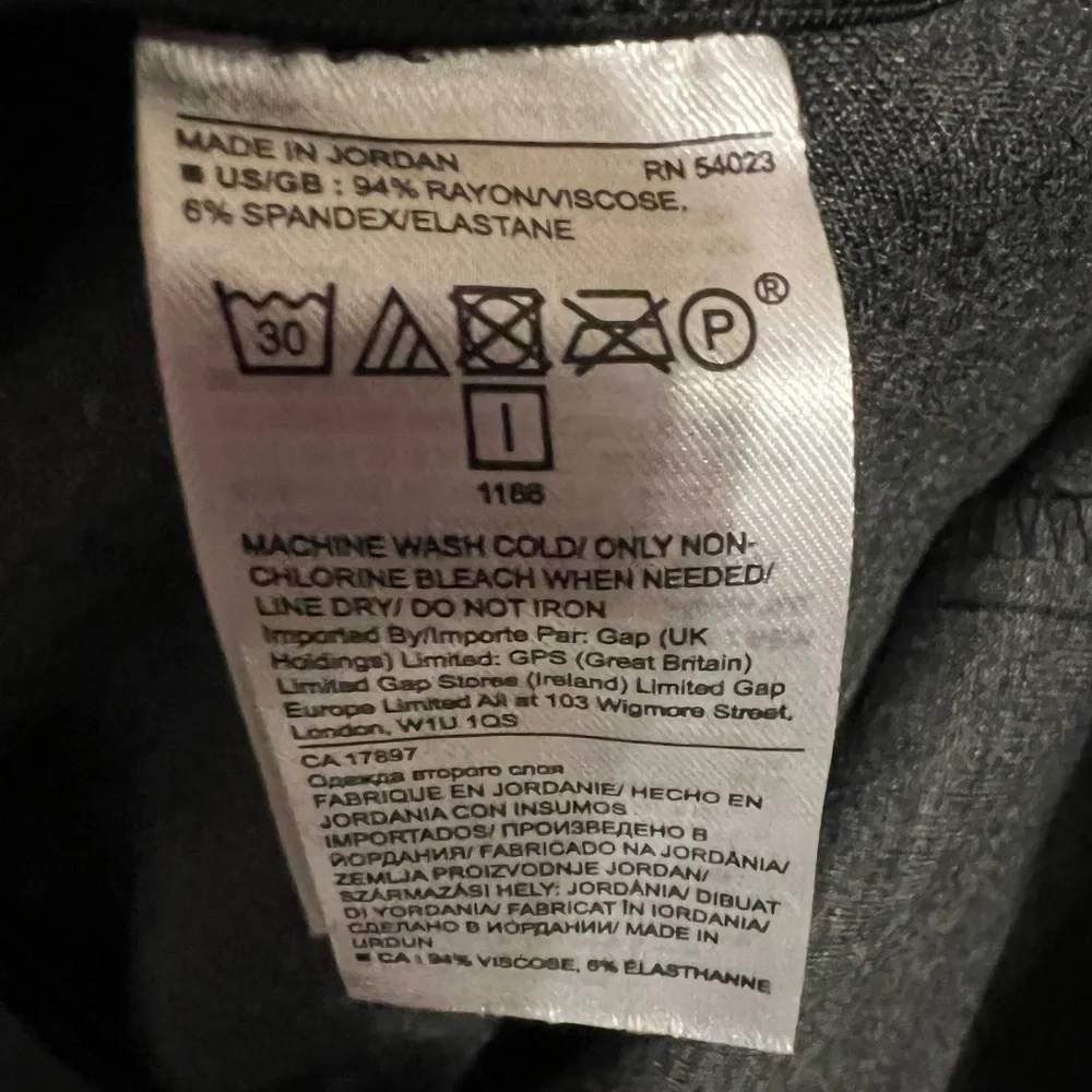 NWOT Banana Republic Vegan Leather Devon Legging Pants 8 Petite - Picture 6 of 8